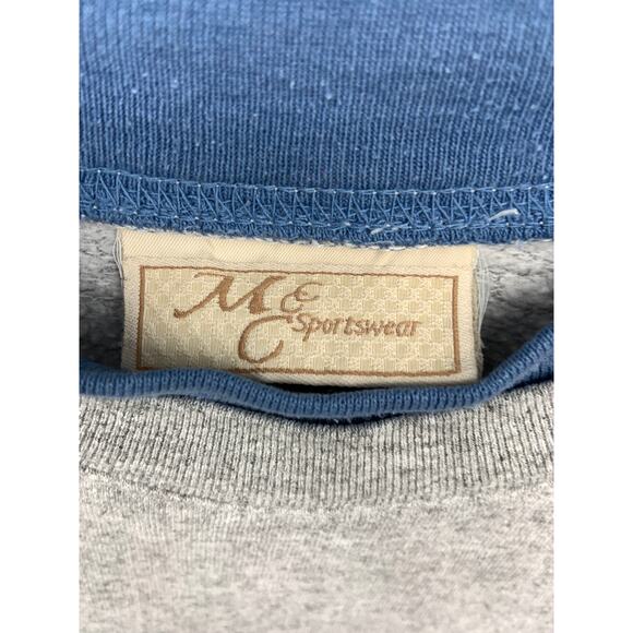 MC Sportswear Gray Hoodie Sweatshirt Snowmen Fall From Above - Picture 3 of 6